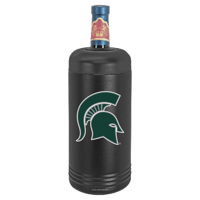 Fan Brander Wine Chiller Tumbler with Michigan State Spartans Primary Logo