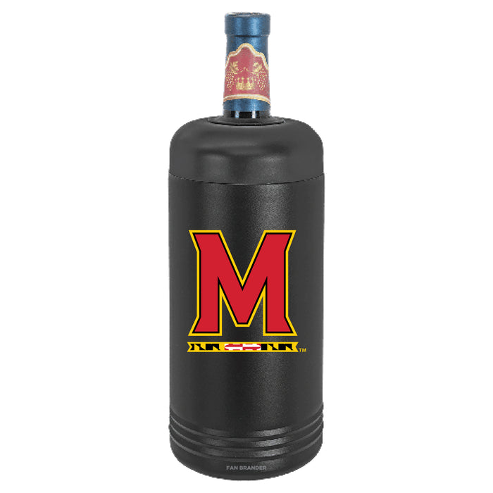 Fan Brander Wine Chiller Tumbler with Maryland Terrapins Primary Logo