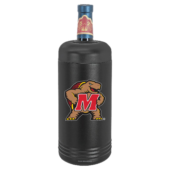 Fan Brander Wine Chiller Tumbler with Maryland Terrapins Secondary Logo