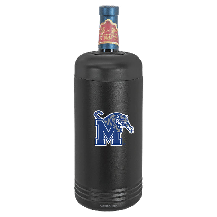 Fan Brander Wine Chiller Tumbler with Memphis Tigers Primary Logo