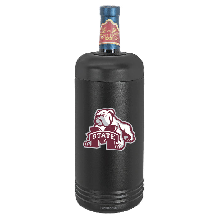 Fan Brander Wine Chiller Tumbler with Mississippi State Bulldogs Secondary Logo