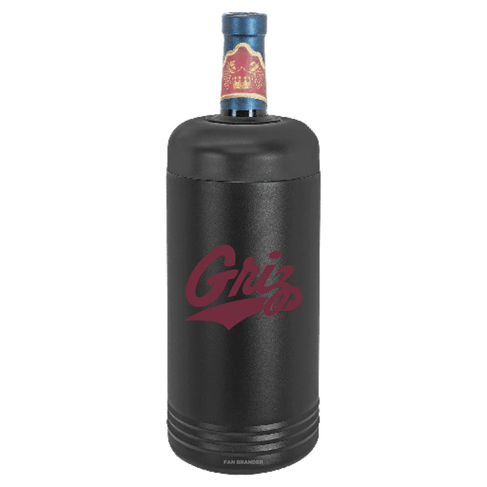 Fan Brander Wine Chiller Tumbler with Montana Grizzlies Secondary Logo