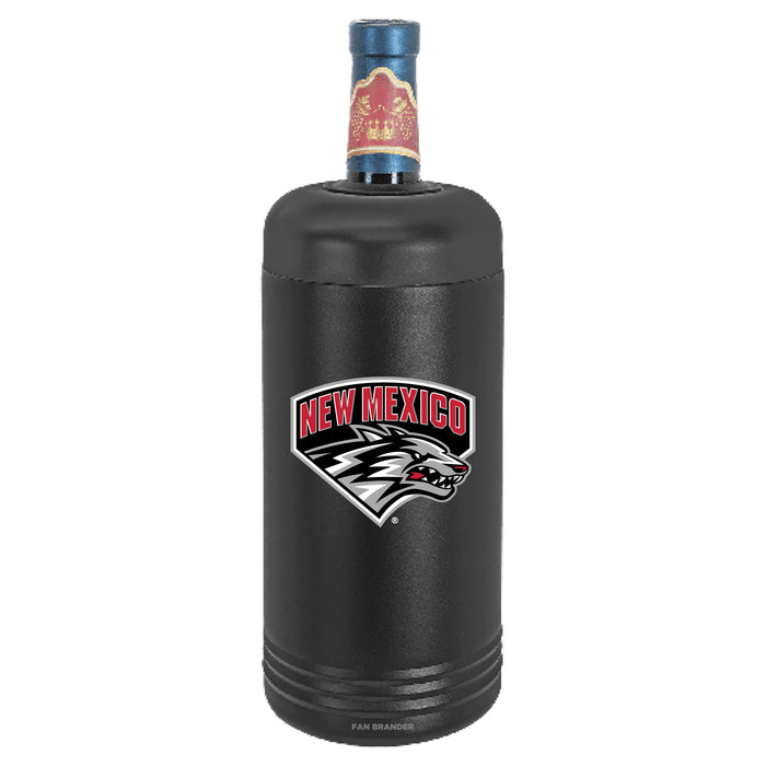 Fan Brander Wine Chiller Tumbler with New Mexico Lobos Secondary Logo