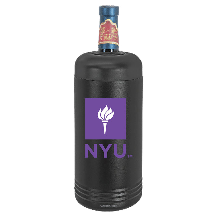 Fan Brander Wine Chiller Tumbler with NYU Primary Logo