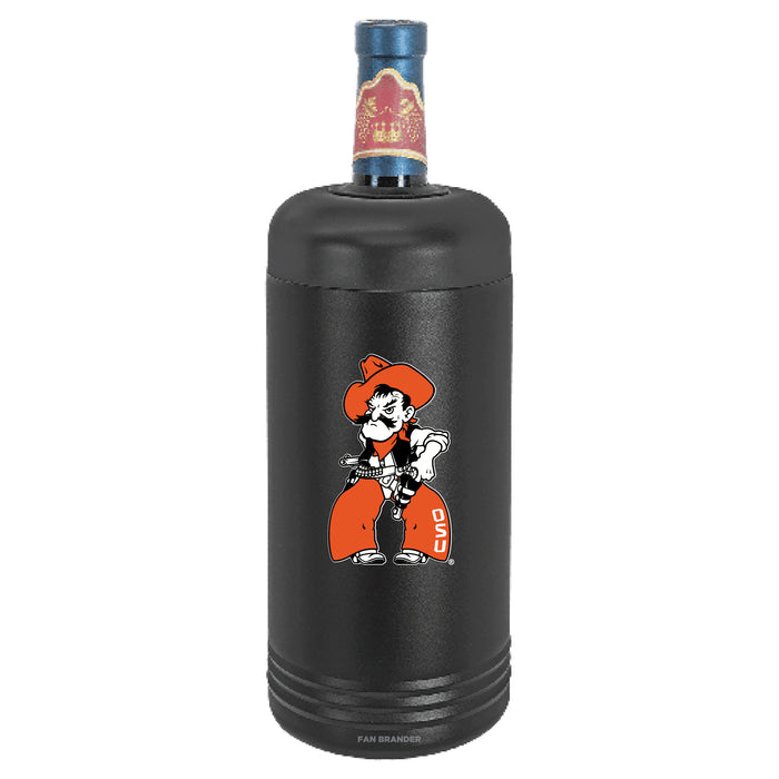Fan Brander Wine Chiller Tumbler with Oklahoma State Cowboys Secondary Logo