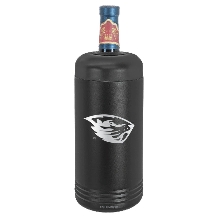 Fan Brander Wine Chiller Tumbler with Oregon State Beavers Etched Primary Logo