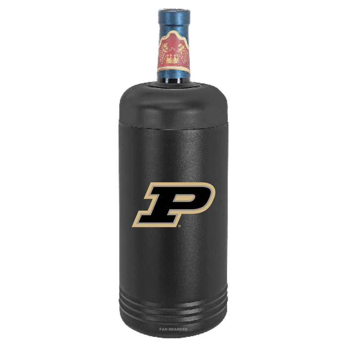 Fan Brander Wine Chiller Tumbler with Purdue Boilermakers Primary Logo