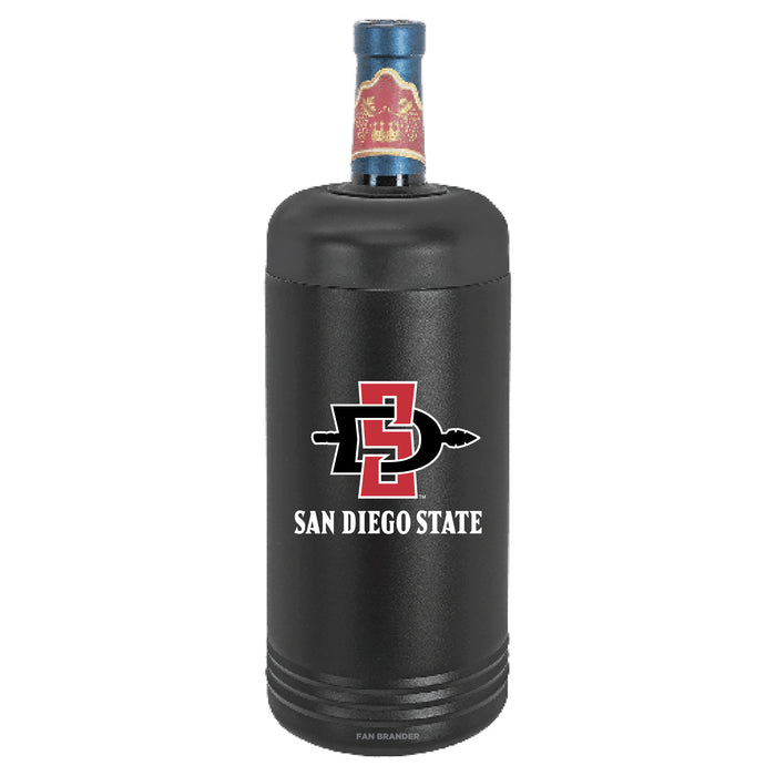 Fan Brander Wine Chiller Tumbler with San Diego State Aztecs Secondary Logo