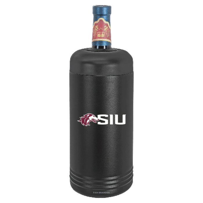 Fan Brander Wine Chiller Tumbler with Southern Illinois Salukis Secondary Logo