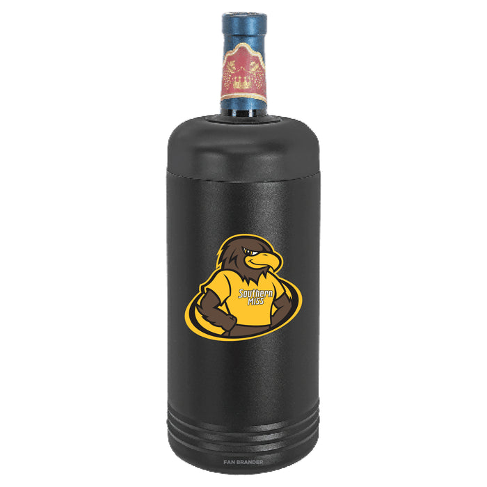 Fan Brander Wine Chiller Tumbler with Southern Mississippi Golden Eagles Secondary Logo