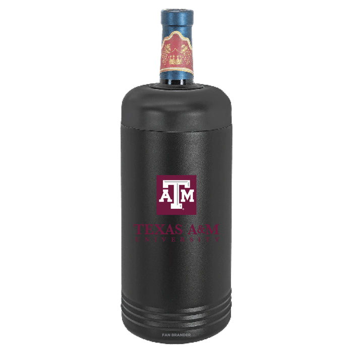 Fan Brander Wine Chiller Tumbler with Texas A&M Aggies Secondary Logo