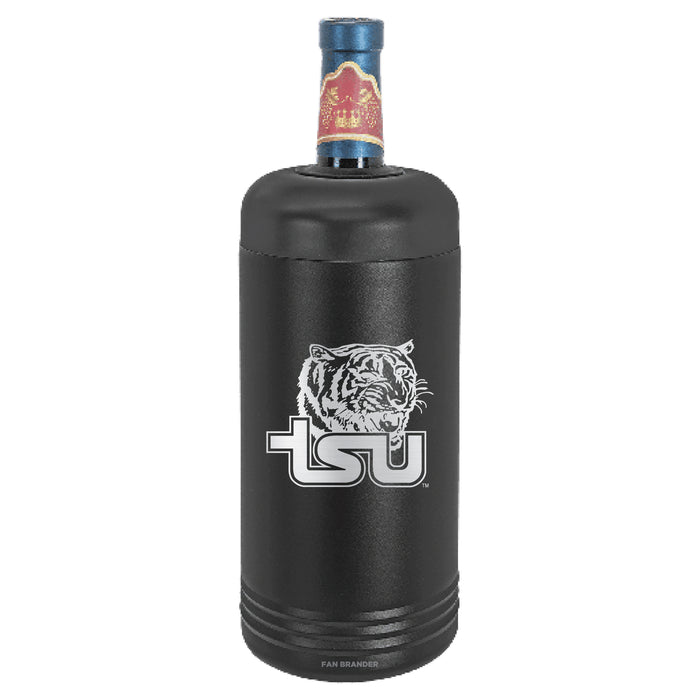 Fan Brander Wine Chiller Tumbler with Tennessee State Tigers Etched Primary Logo