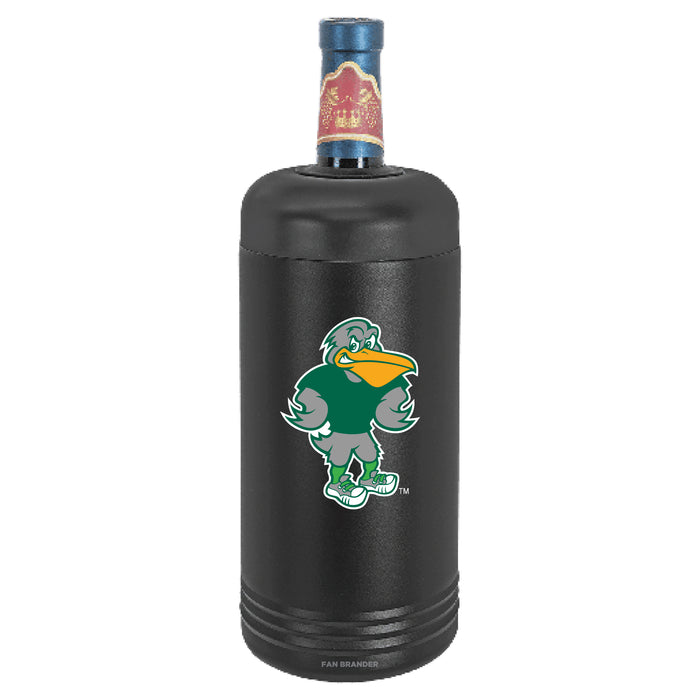 Fan Brander Wine Chiller Tumbler with Tulane Green Wave Secondary Logo