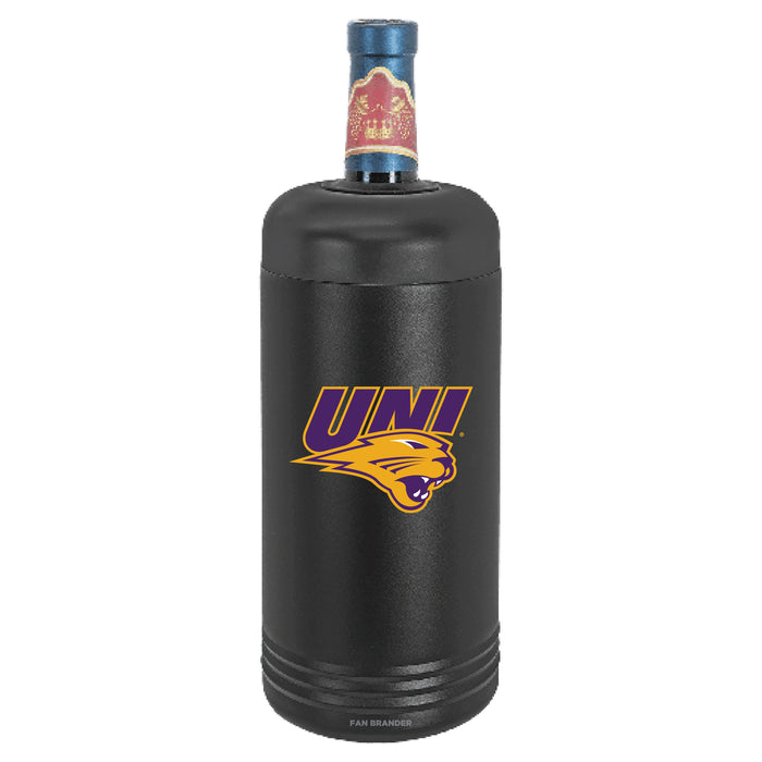 Fan Brander Wine Chiller Tumbler with Northern Iowa Panthers Primary Logo