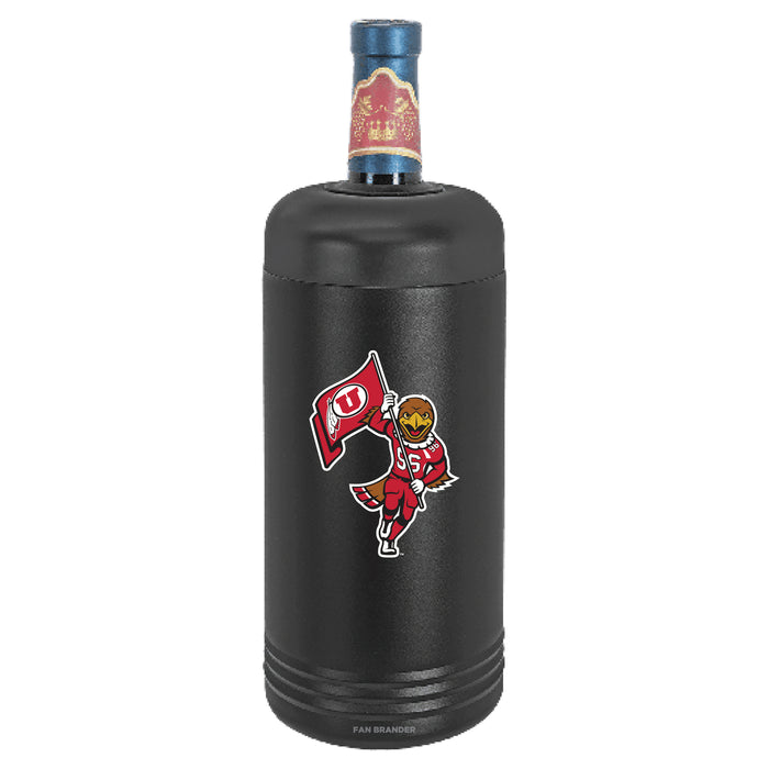 Fan Brander Wine Chiller Tumbler with Utah Utes Secondary Logo