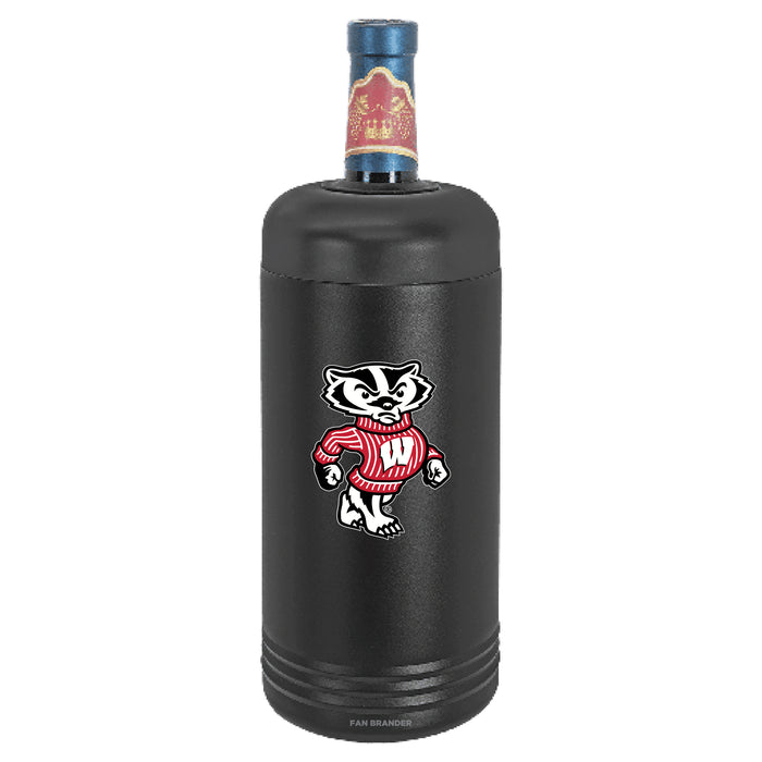 Fan Brander Wine Chiller Tumbler with Wisconsin Badgers Secondary Logo