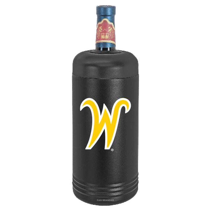 Fan Brander Wine Chiller Tumbler with Wichita State Shockers Secondary Logo