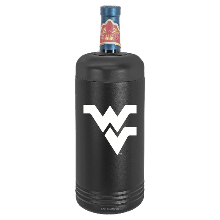 Fan Brander Wine Chiller Tumbler with West Virginia Mountaineers Primary Logo