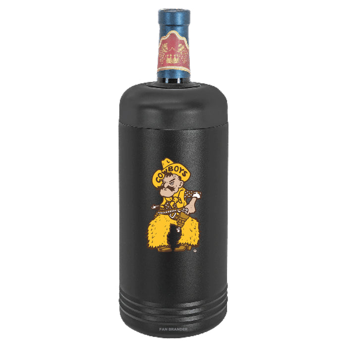 Fan Brander Wine Chiller Tumbler with Wyoming Cowboys Secondary Logo