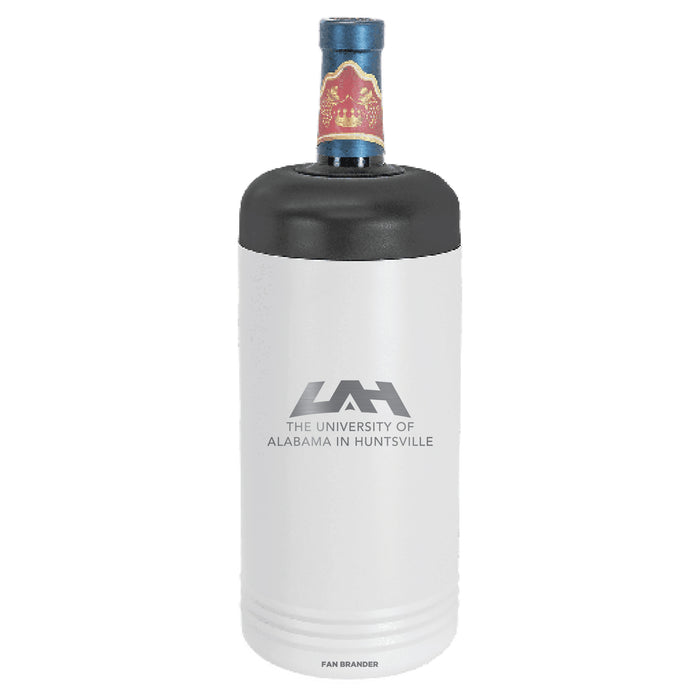 Fan Brander Wine Chiller Tumbler with UAH Chargers Etched Primary Logo