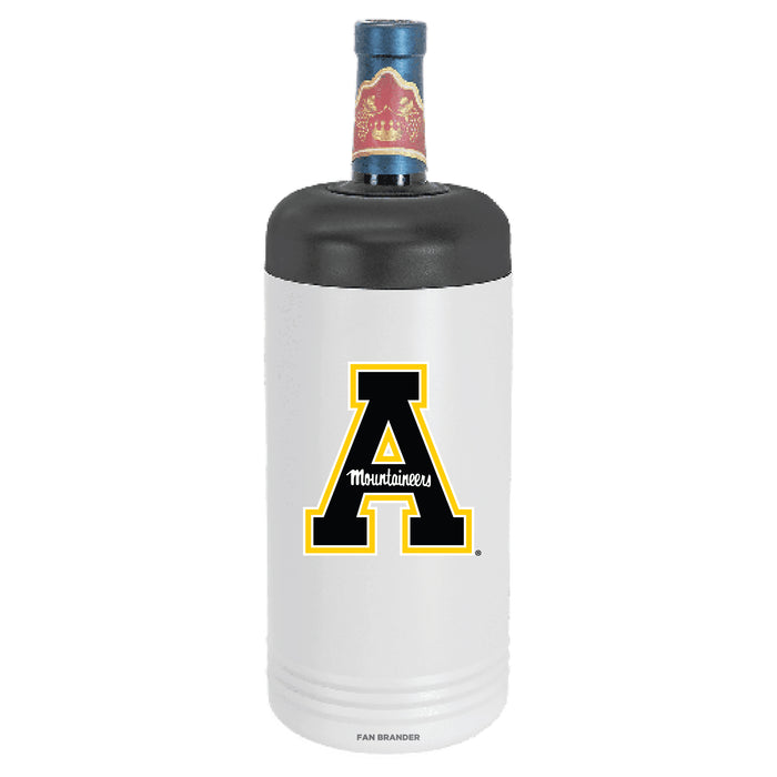 Fan Brander Wine Chiller Tumbler with Appalachian State Mountaineers Primary Logo