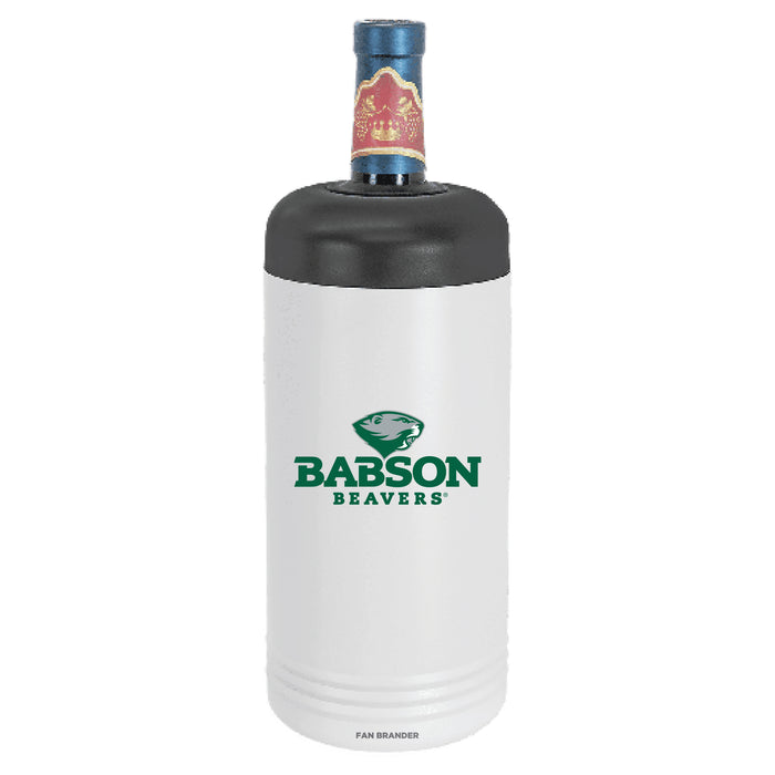Fan Brander Wine Chiller Tumbler with Babson University Primary Logo
