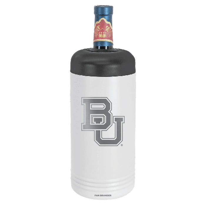 Fan Brander Wine Chiller Tumbler with Baylor Bears Etched Primary Logo