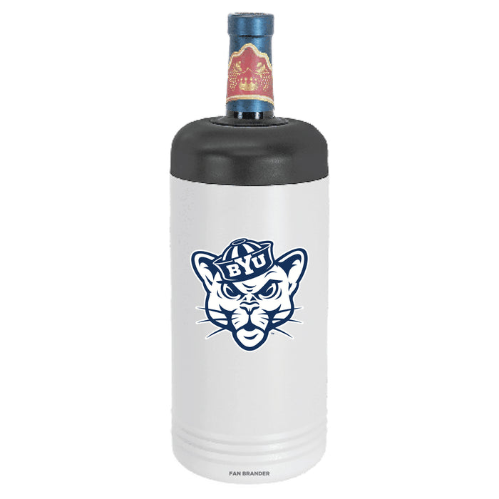 Fan Brander Wine Chiller Tumbler with Brigham Young Cougars Secondary Logo