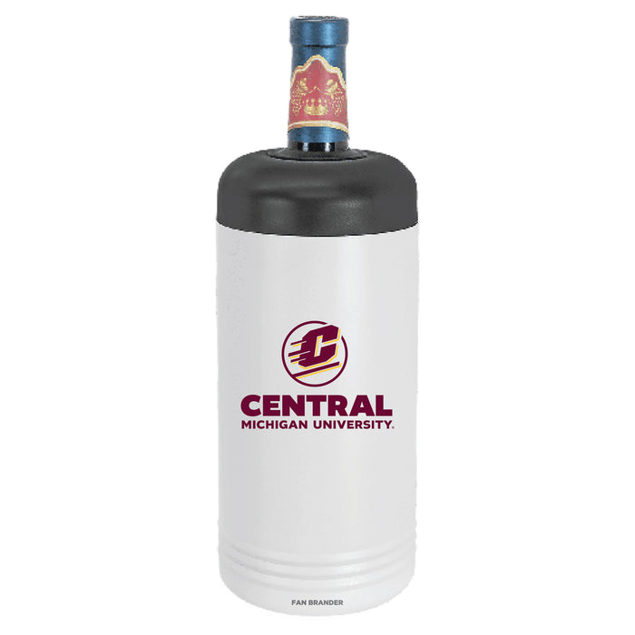 Fan Brander Wine Chiller Tumbler with Central Michigan Chippewas Secondary Logo