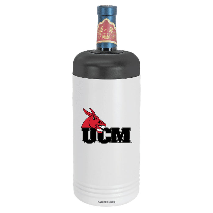 Fan Brander Wine Chiller Tumbler with Central Missouri Mules Primary Logo