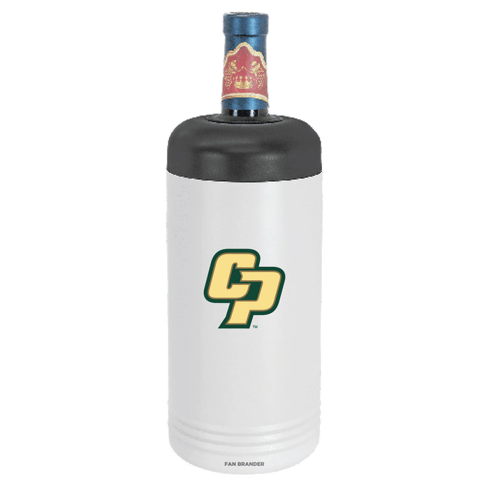 Fan Brander Wine Chiller Tumbler with Cal Poly Mustangs Secondary Logo