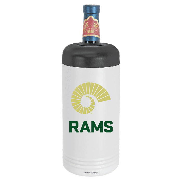 Fan Brander Wine Chiller Tumbler with Colorado State Rams Secondary Logo
