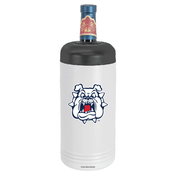 Fan Brander Wine Chiller Tumbler with Fresno State Bulldogs Secondary Logo