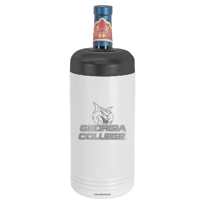 Fan Brander Wine Chiller Tumbler with Georgia State University Panthers Etched Primary Logo