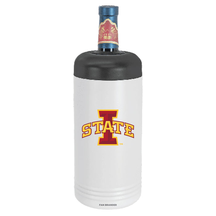 Fan Brander Wine Chiller Tumbler with Iowa State Cyclones Primary Logo