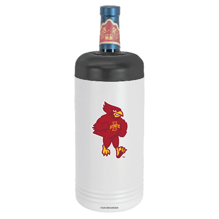 Fan Brander Wine Chiller Tumbler with Iowa State Cyclones Secondary Logo