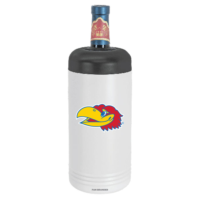 Fan Brander Wine Chiller Tumbler with Kansas Jayhawks Secondary Logo