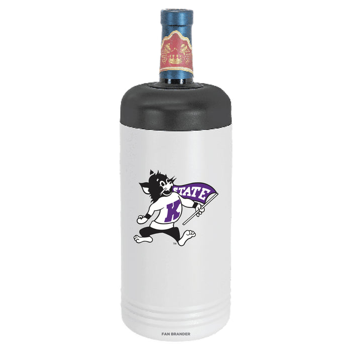 Fan Brander Wine Chiller Tumbler with Kansas State Wildcats Secondary Logo