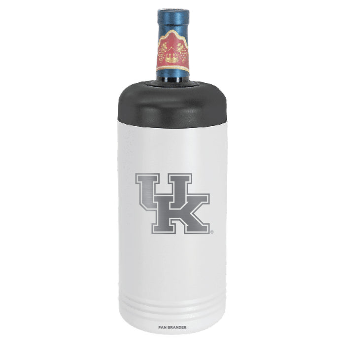 Fan Brander Wine Chiller Tumbler with Kentucky Wildcats Etched Primary Logo
