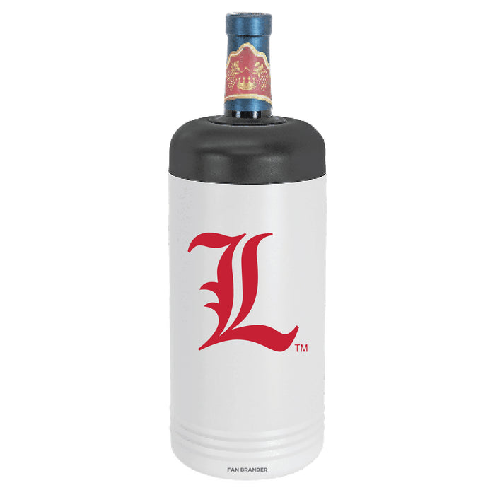 Fan Brander Wine Chiller Tumbler with Louisville Cardinals Secondary Logo