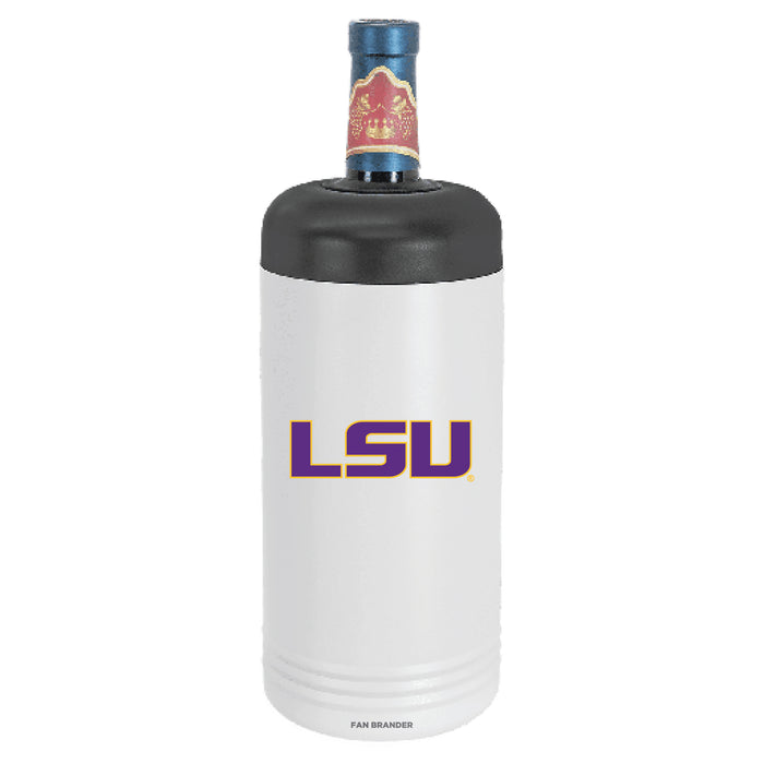 Fan Brander Wine Chiller Tumbler with LSU Tigers Primary Logo