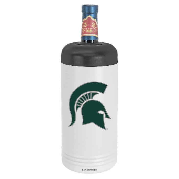 Fan Brander Wine Chiller Tumbler with Michigan State Spartans Primary Logo