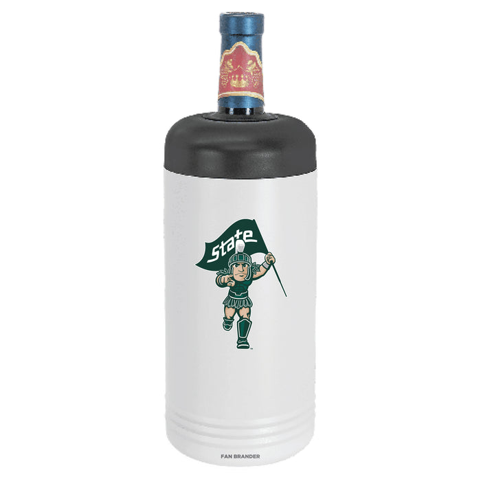Fan Brander Wine Chiller Tumbler with Michigan State Spartans Secondary Logo
