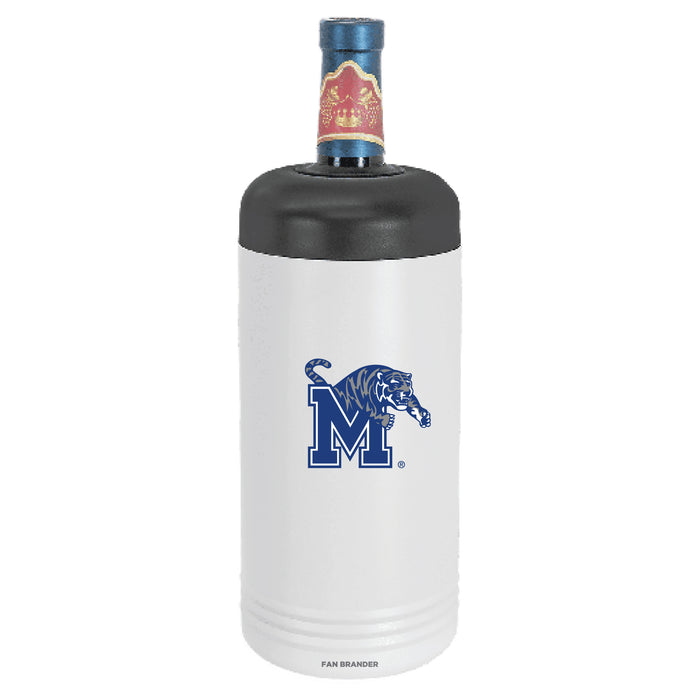 Fan Brander Wine Chiller Tumbler with Memphis Tigers Primary Logo