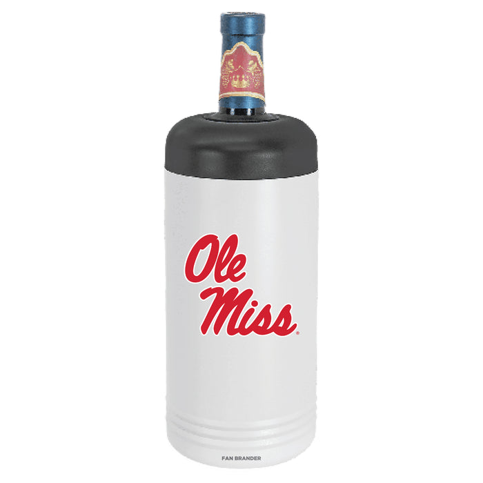 Fan Brander Wine Chiller Tumbler with Mississippi Ole Miss Primary Logo