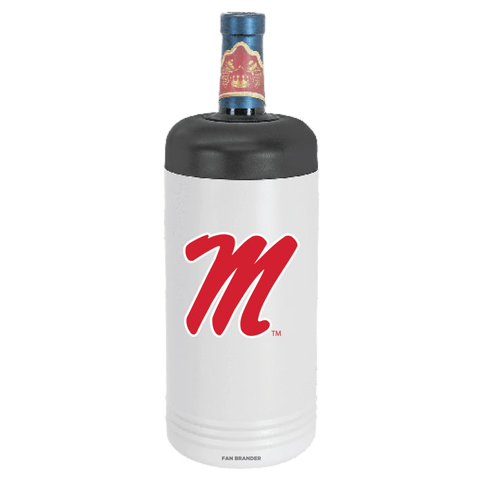 Fan Brander Wine Chiller Tumbler with Mississippi Ole Miss Secondary Logo