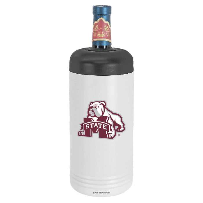 Fan Brander Wine Chiller Tumbler with Mississippi State Bulldogs Secondary Logo
