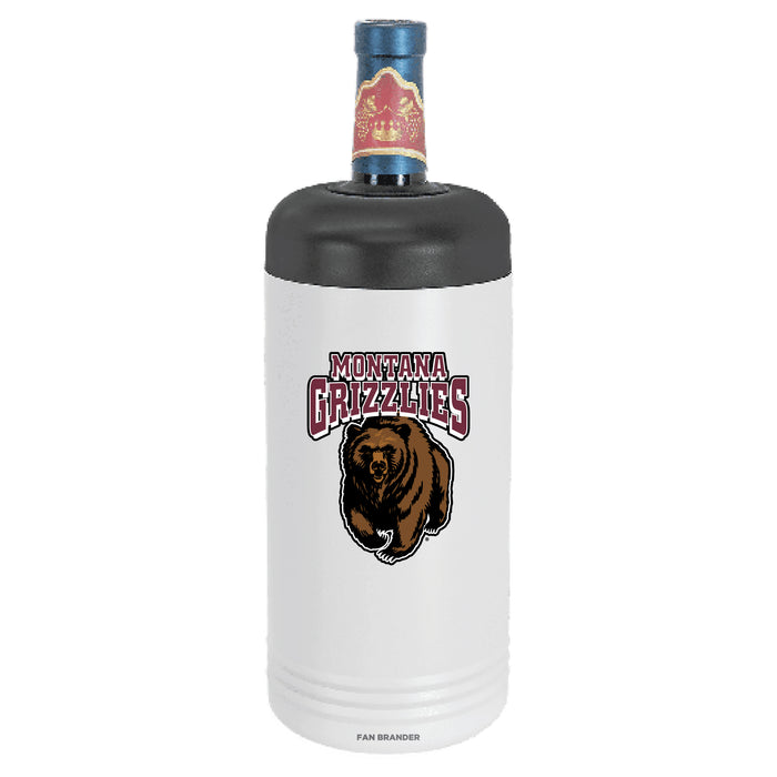 Fan Brander Wine Chiller Tumbler with Montana Grizzlies Primary Logo