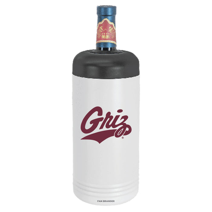 Fan Brander Wine Chiller Tumbler with Montana Grizzlies Secondary Logo
