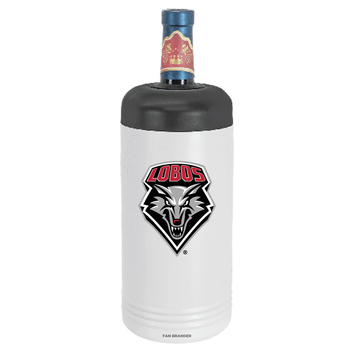 Fan Brander Wine Chiller Tumbler with New Mexico Lobos Primary Logo